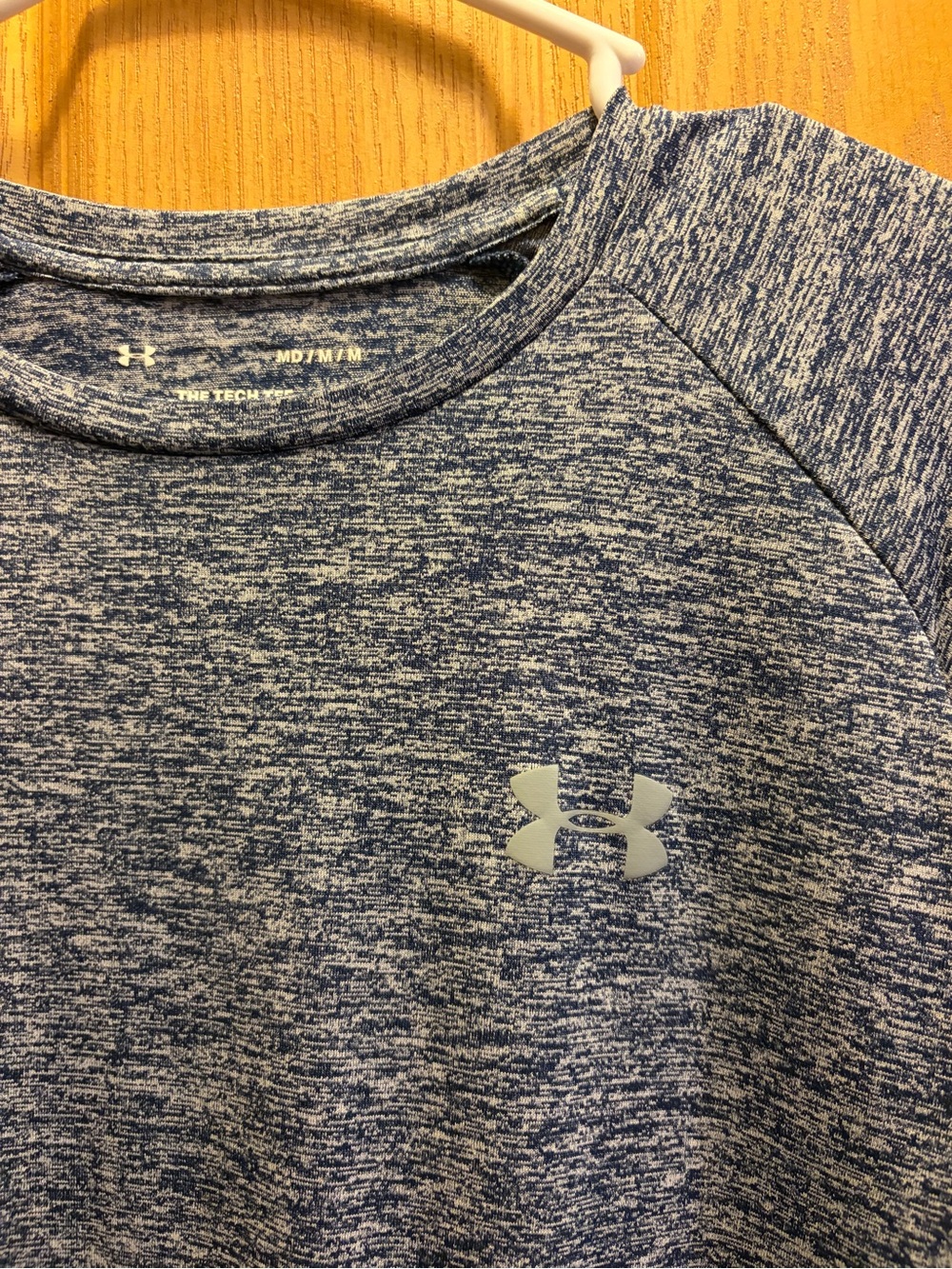 Under Armour Men's Blue Heather Performance Crew